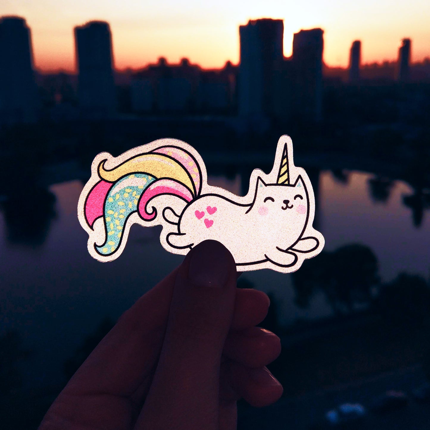 Unicorns fairy  reflective sticker bomb pack of 8-20 pcs random quality sticker