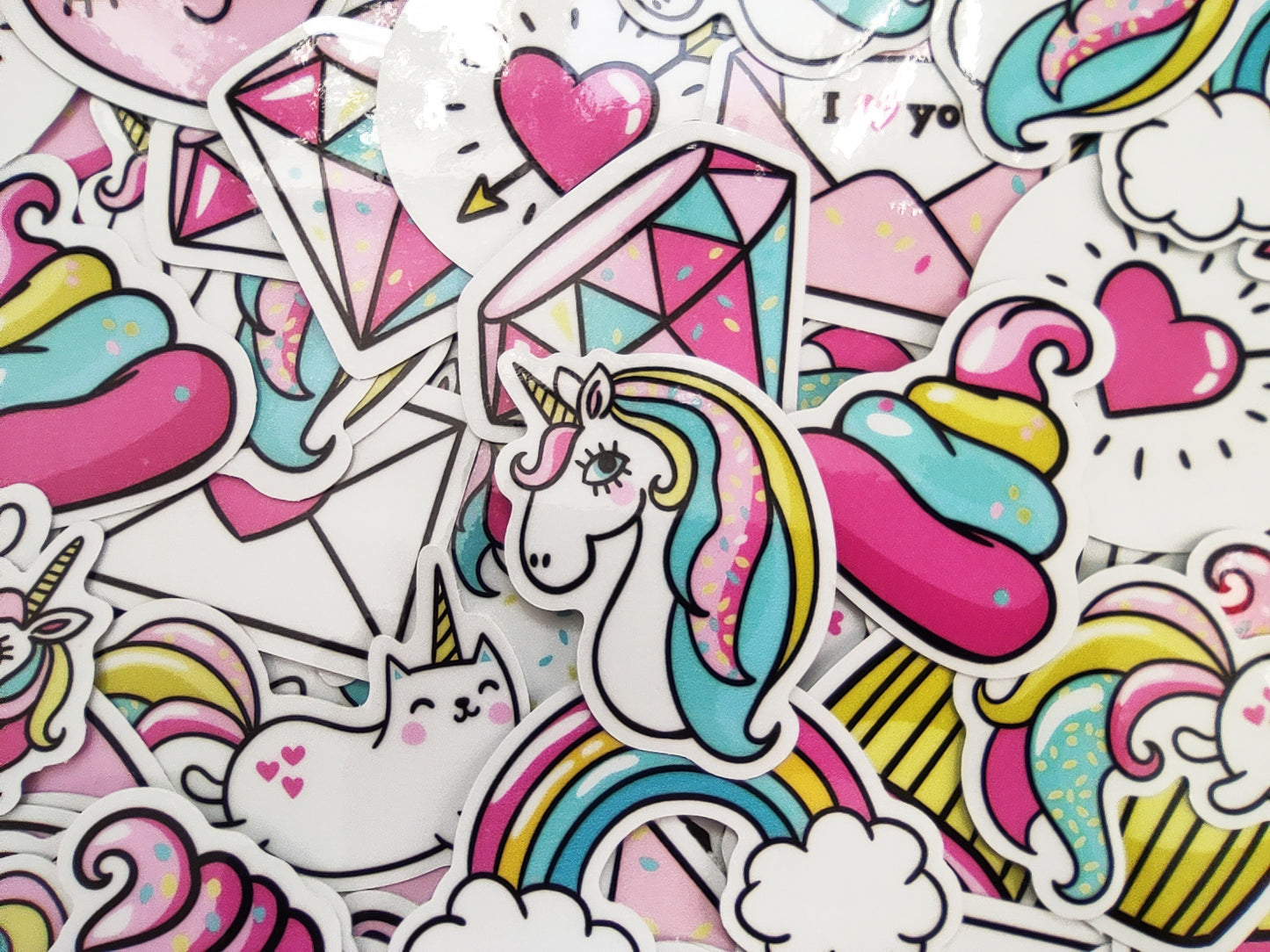 Unicorns fairy  reflective sticker bomb pack of 8-20 pcs random quality sticker