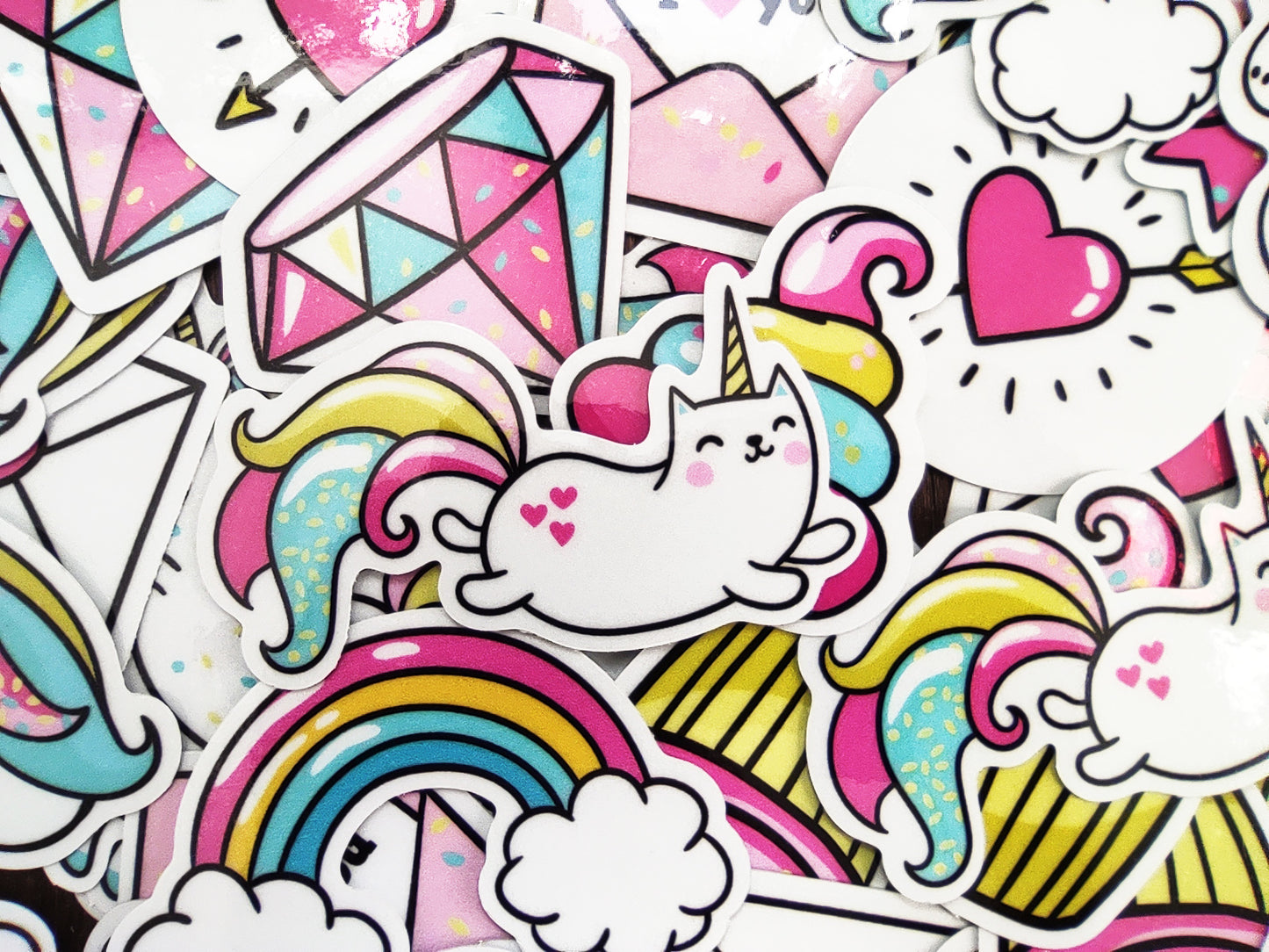 Unicorns fairy  reflective sticker bomb pack of 8-20 pcs random quality sticker