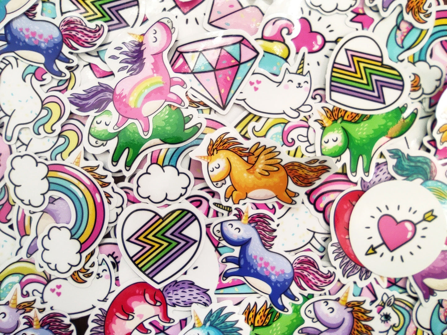 Unicorns fairy  reflective sticker bomb pack of 8-20 pcs random quality sticker