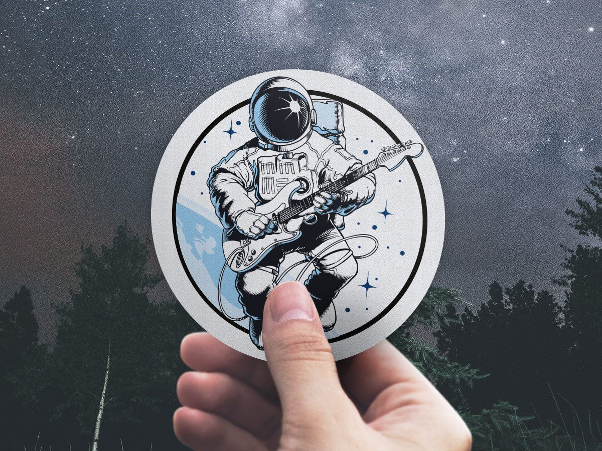 Space reflective sticker pack of 10 stickers